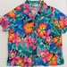 Hilo Hattie Hawaiian Camp Shirt Size Large VINTAGE