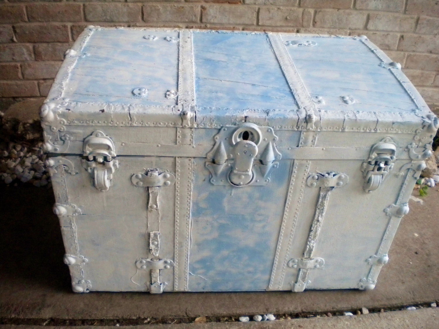 beautiful repurposed shabby chic trunk treasury list item beautiful repurposed shabby chic trunk treasury list item
