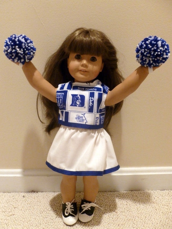 American Girl doll clothes cheerleader DUKE Blue Devils 18