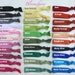 Elastic Hair Ties - Lot of 20 - Assorted Colors - You Choose Color- Toddler/Teen/Woman