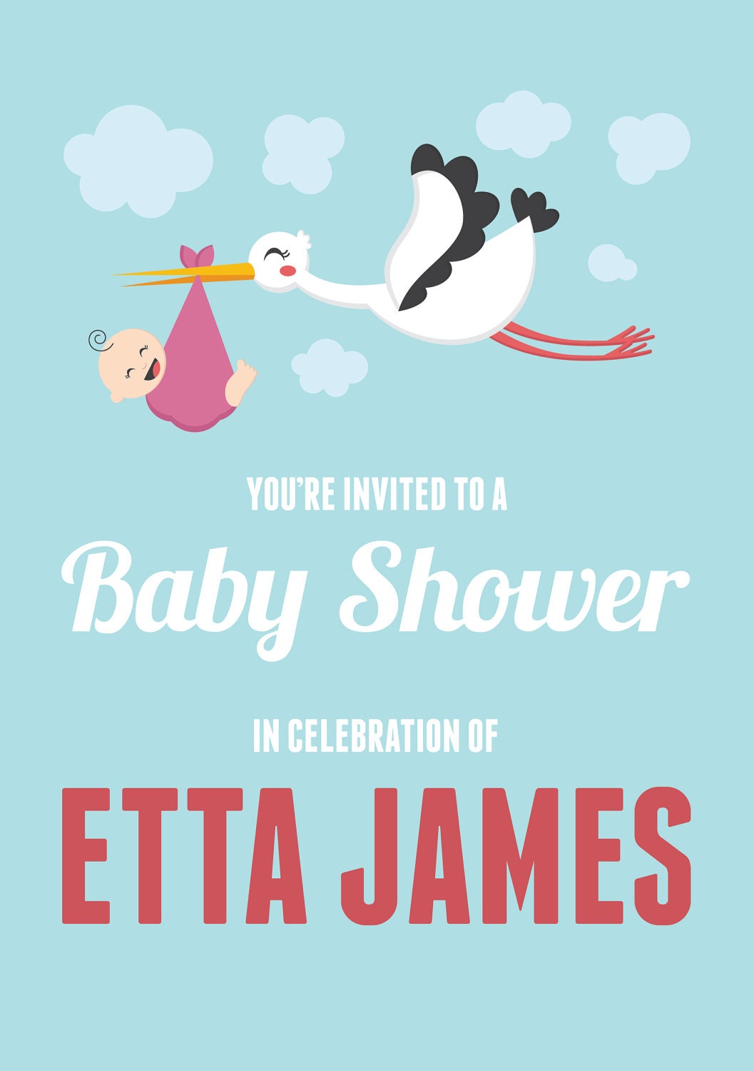 Get Baby Birth Party Invitation Background
