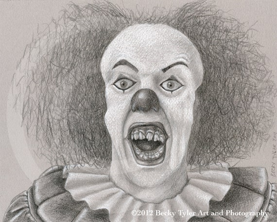 Tim Curry as Pennywise Drawing