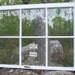 Antique LARGE Vintage window sash old 6 pane 40 x 29 from 1927 original GLASS