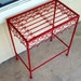 TREASURY LIST ITEM Red Iron Table//Plant Stand