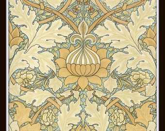 William Morris Wallpaper Design Plate 11 Art Print 8 x 10 Arts and ...