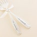 Personalized Wedding Forks. Mr. and Mrs. Forks with Last Name. Custom Made Wedding Table Setting Unique Bridal Shower Gift under 75