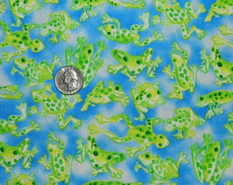 Leaping Frogs - Fabric By The Yard - H