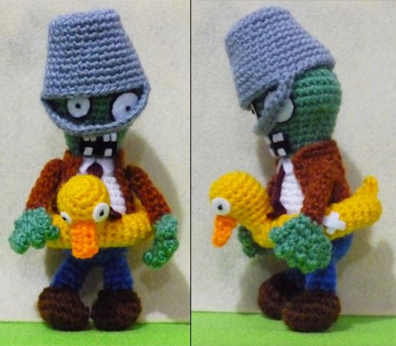 plants vs zombies buckethead plush