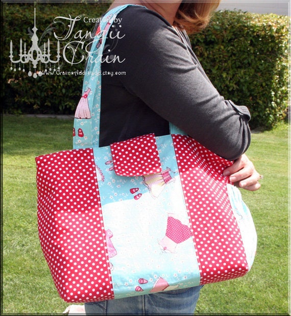 Items similar to Rachel Diaper Bag, with 5 pockets on Etsy