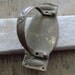 SALE Vintage Art deco escutcheon with drawer pull handle Hardware Antique Mixed media Supplies Finding