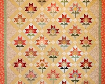 Lolli Poppies PDF quilt pattern