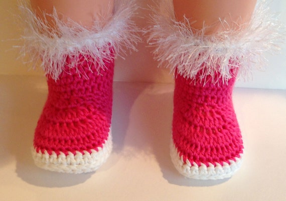 Crochet Pattern for Booties Snow Bunny Booties for Babies