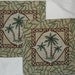 Upholstery Fabric with Palm Tree Design - Tapestry Pair