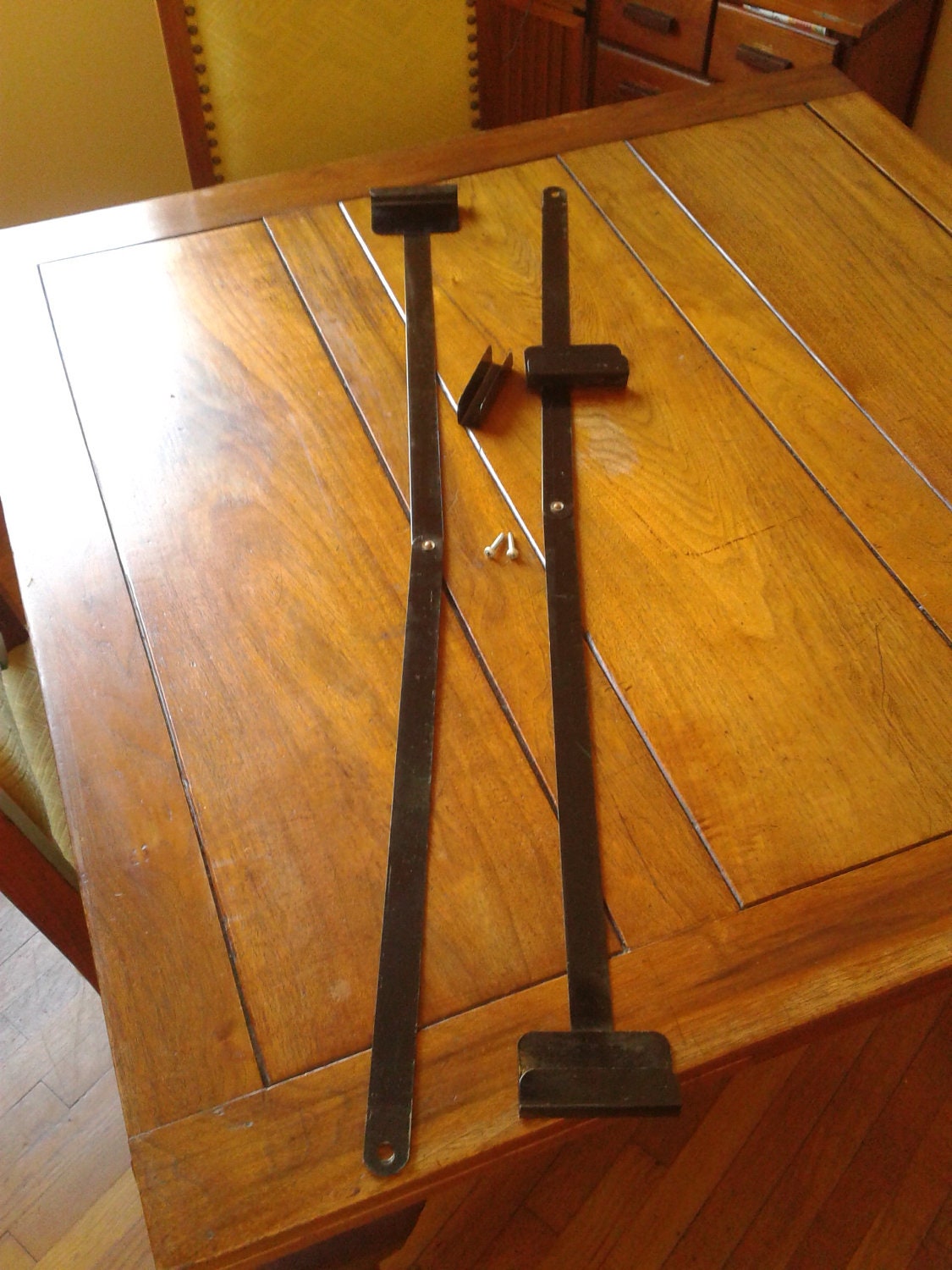 Japanese byobu folding screen picture hanger metal