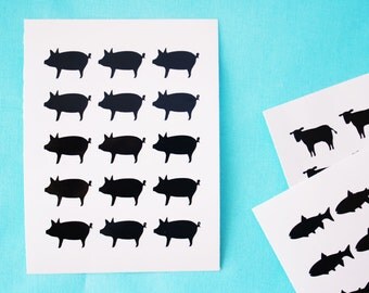 Meal Choice Stickers (15 stickers per sheet)