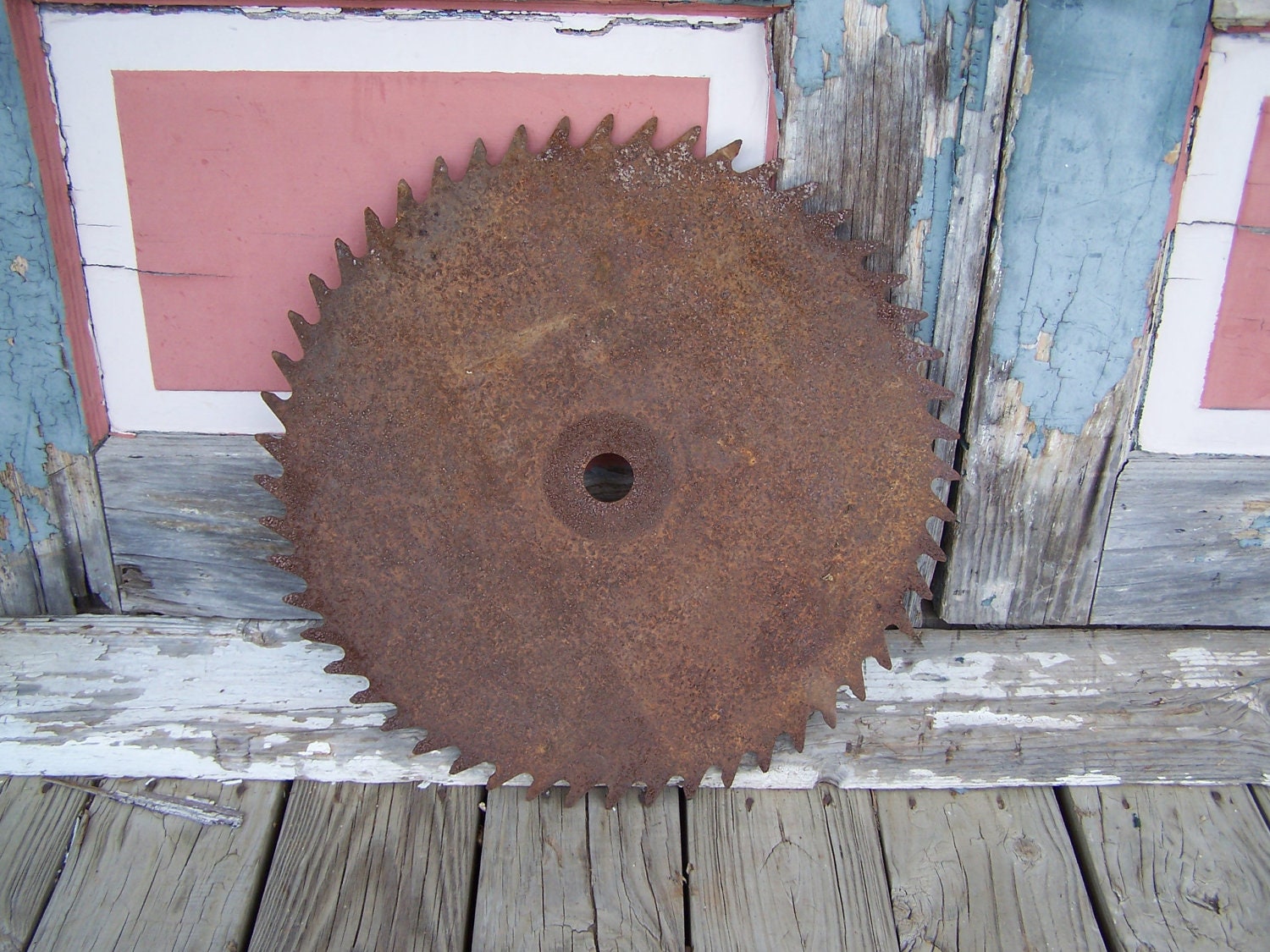 Vintage Buzz Saw Circular Saw Blade Great by CobwebsandCubbyholes