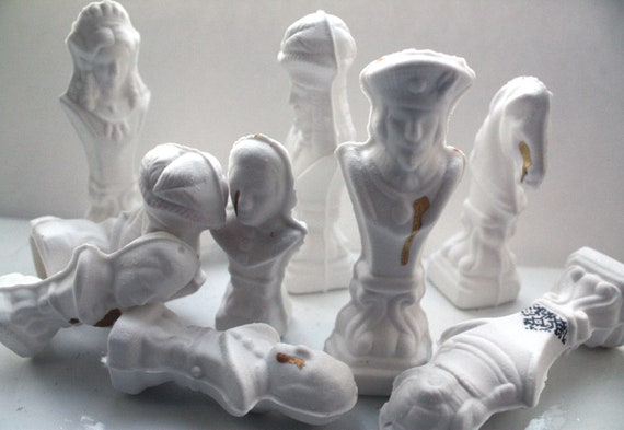 Chess piece  The Pawn from English fine bone china by madebymanos