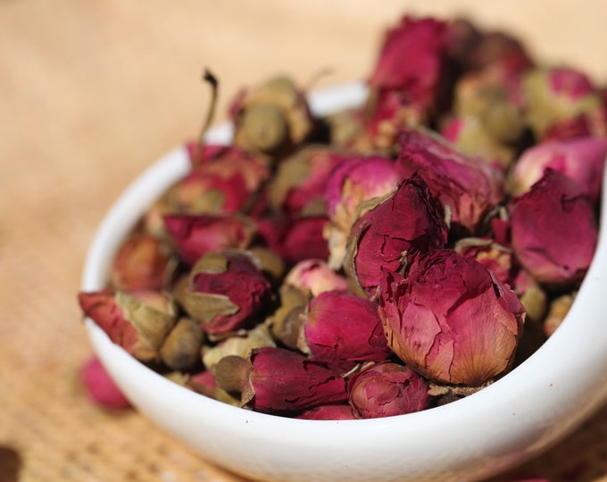 Herbal Infusion - Dried Rosebud Loose Leaf Tea Net 30 grams / 1.1 oz