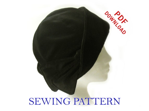 SEWING PATTERN Daryn 1920s Cloche Hat for by ElsewhenMillinery