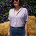 VINTAGE STRIPE WESTERN short sleeve top