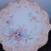 Vintage Collectible Limoges Porcelain Plate Floral with Gold Trim