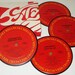 Aerosmith vinyl record coaster set record album coasters