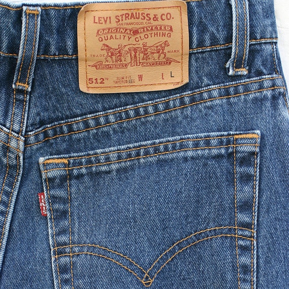 1980s Vintage Levi's Jeans Levis 512 High by CarnabyVintageStyle
