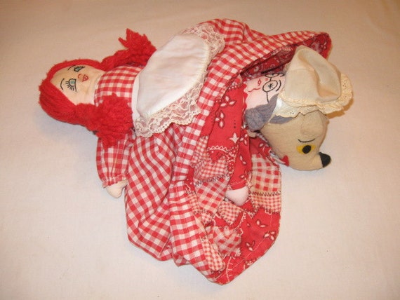 topsy turvy doll red riding hood