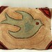 Joyful Bluebird Punch Needle Pillow Tuck/ Pinkeep