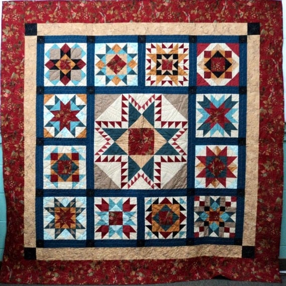 Quilt Star Sampler by HollysHutch on Etsy