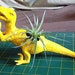 Up-cycled Velociraptor Dinosaur Planter