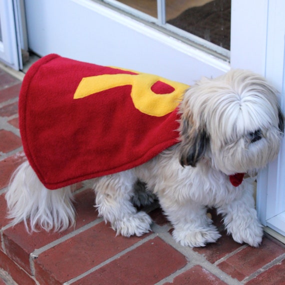 Items similar to Personalized Superhero Cape Small Dog on Etsy