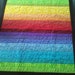 Lovely Bright Rainbow Baby Crib Quilt