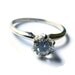 Engagement Ring, Antique Diamond & White Gold Vintage Wedding Ring, Size 6