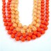 Vintage Jewelry Lot Autumn Sunset Pumpkin Orange Fall Fashion Necklaces Halloween Jewelry