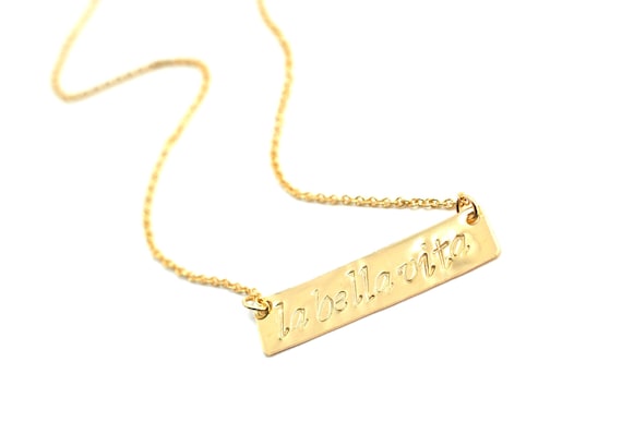 personalized necklace gold for mothers day 