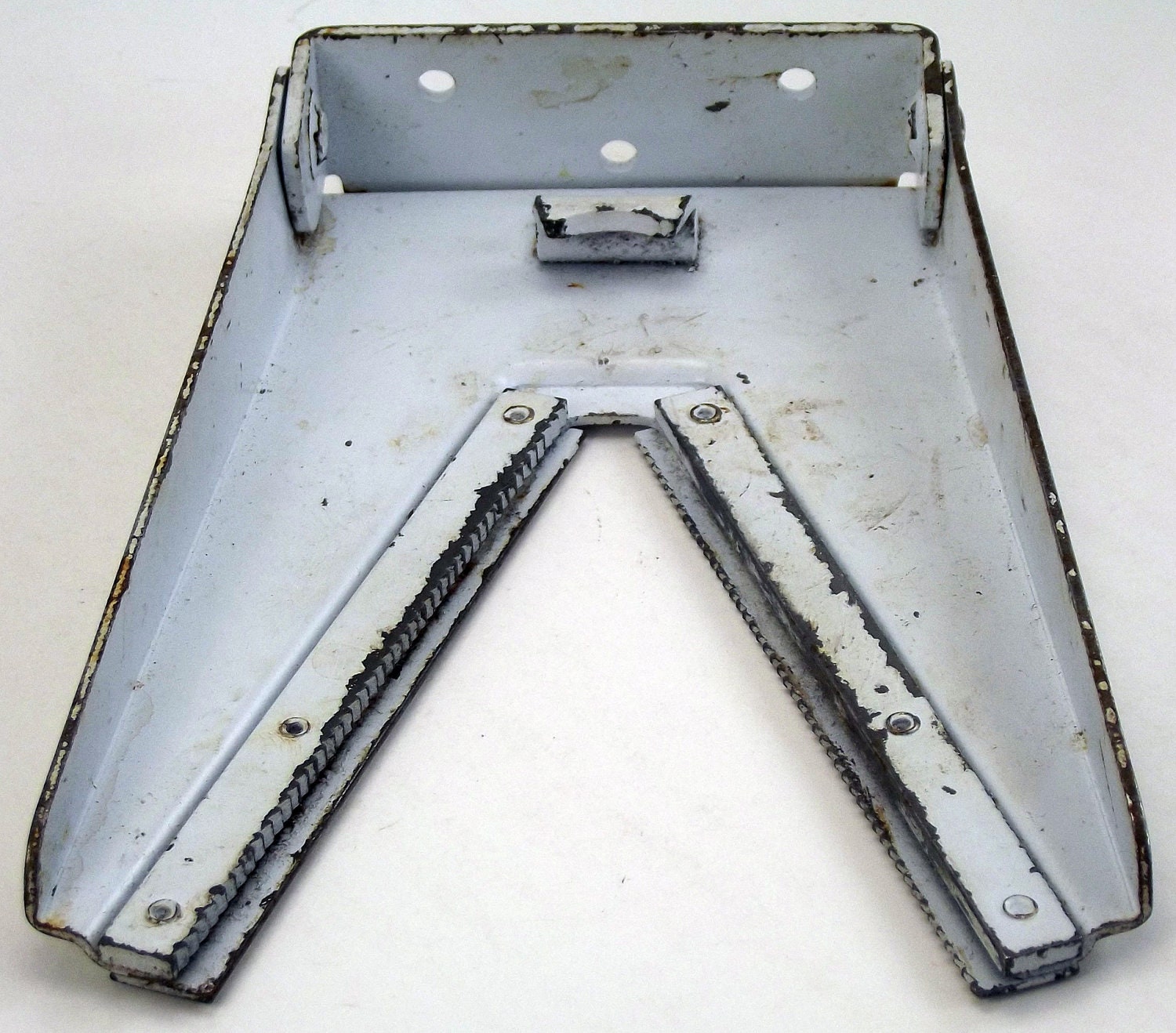 Vintage ZIM Jar Opener Steel White Enamel Wall Mounted Plate