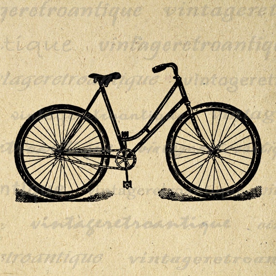 vintage bicycle clip art free - photo #23