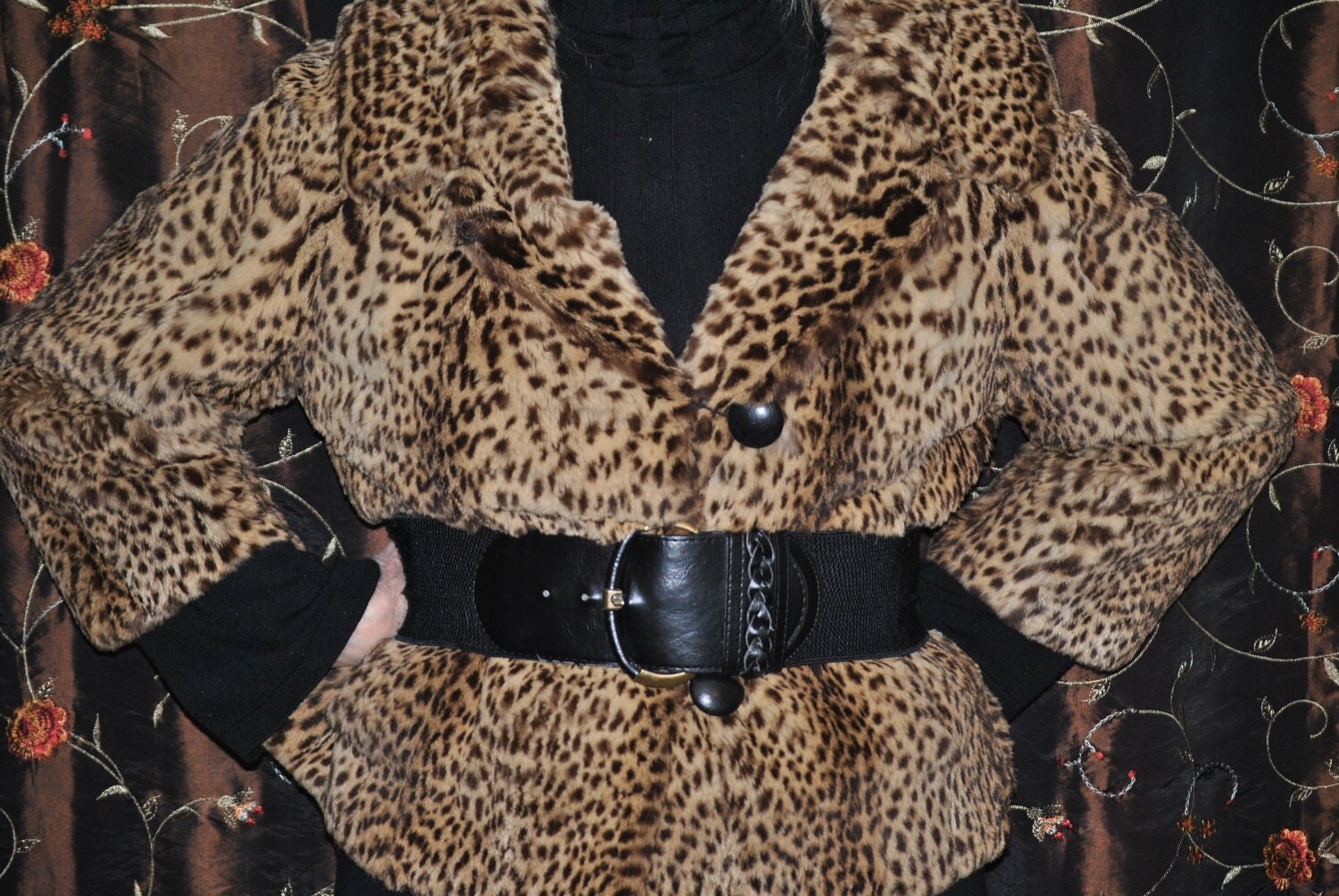 Rare Beautiful Geoffroys Cat Fur Jacket