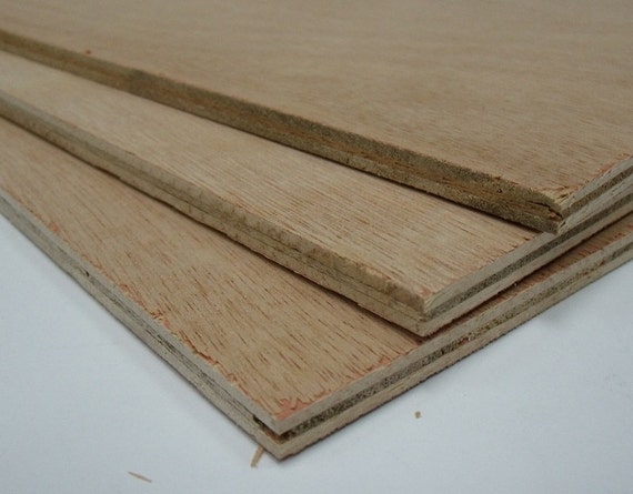 3 Pieces of Plywood 7.8 X 13.8 by Nirart on Etsy