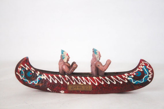 indian souvenir ideas indian Native canoe toy Canoe souvenir Vintage American children Art