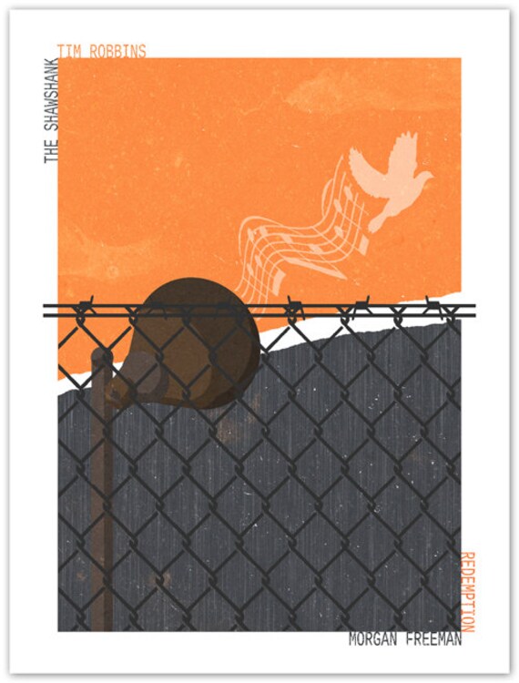 Shawshank Redemption 1 Alternative Poster by 3ftDeep on Etsy