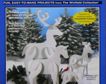 Small Wood Reindeer Patterns