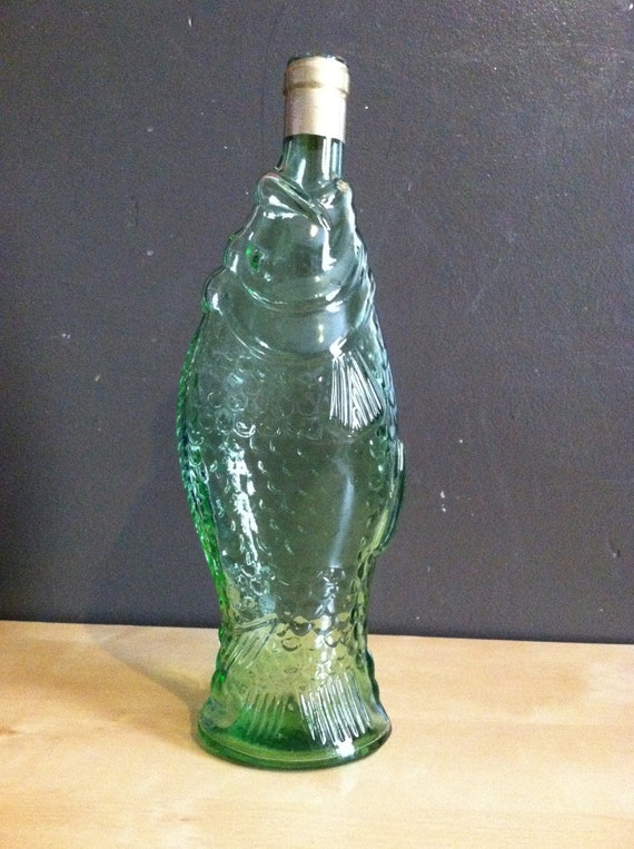 Download Green glass fish bottle Yellowimages Mockups