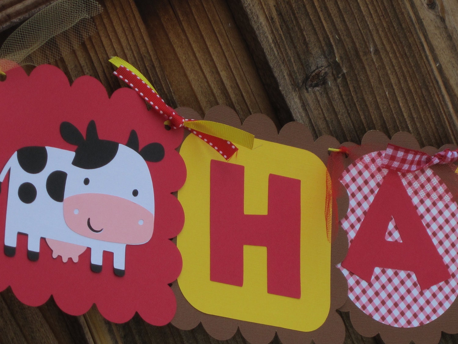Farm Barnyard Birthday Banner Farm Party Farm Birthday Farm