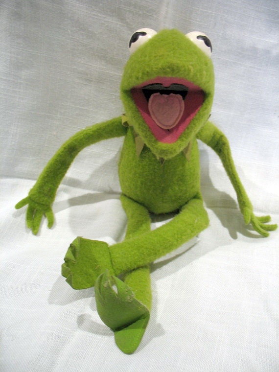 vintage kermit doll