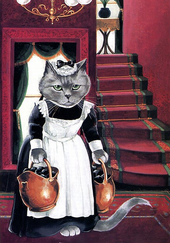 Victorian Cats Susan Herbert Antique / Vintage Art Prints