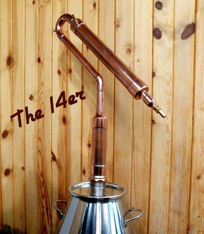 The 14er Copper Moonshine Pot Still STILL HEAD by StillWerksCo