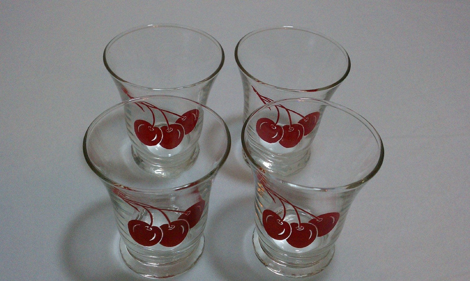 Vintage Libbey Juice Glasses Set of Four With by AntiquesToPresent