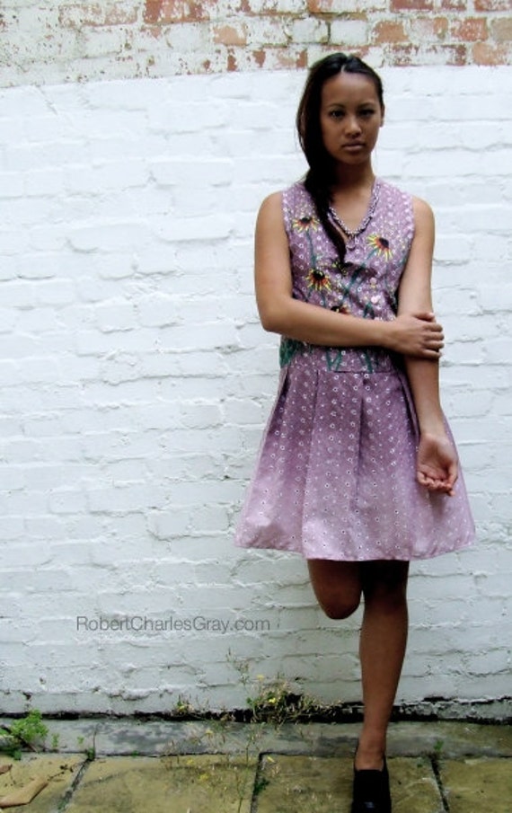 Handmade vintage style summer dress by RobertCharlesGray on Etsy